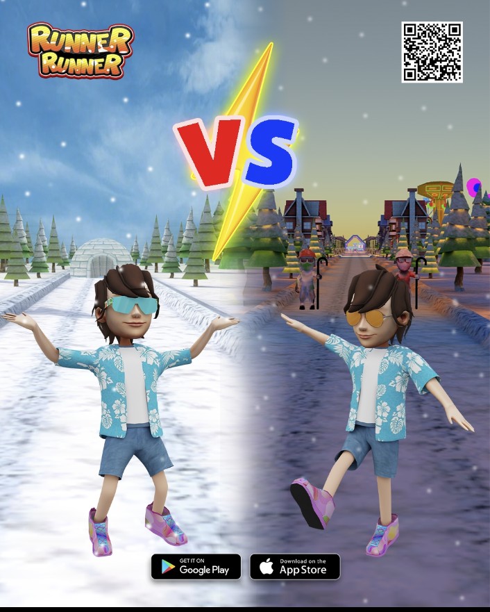 PlayRunnerRun's tweet photo. From sun-kissed frost to moonlit magic ❄️🌙 Austin’s winter wonderland hits different, day or night. Which vibe are you running with?
#RunnerRunner #PlaySphereStudio #MobileGame #EndlessRunningGame #mobilegaming https://t.co/BadFduHswu