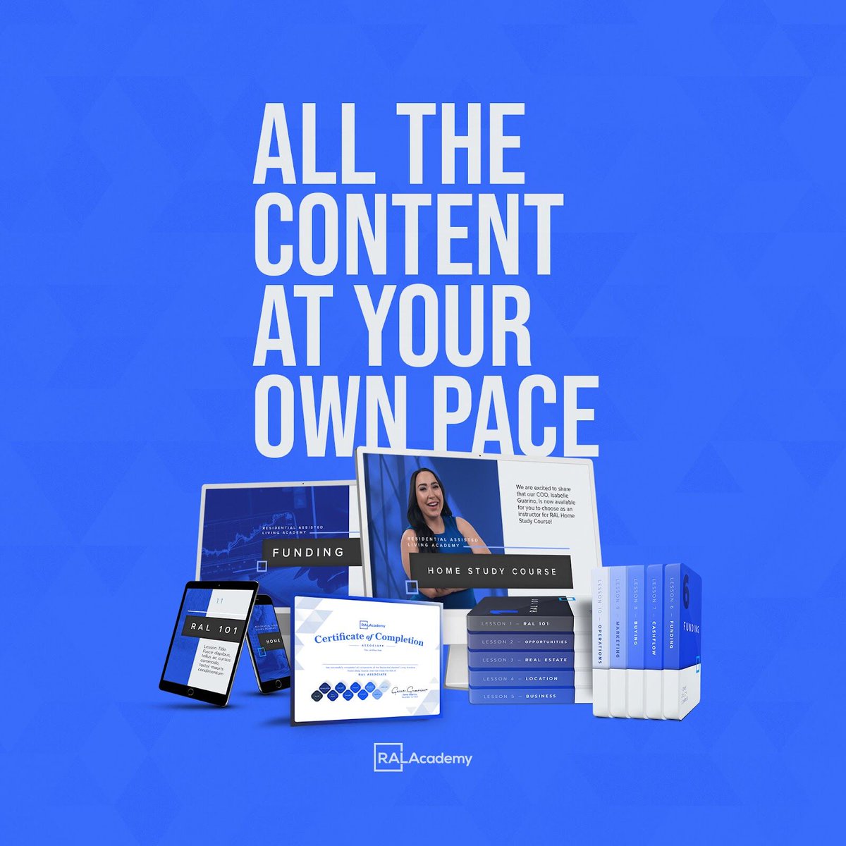 RALAcademy's tweet photo. Study poolside this summer! 

Our Home Study Course gives on-demand access to training thousands have used to open thriving RAL homes. 

No schedule stress—just steps to financial freedom on your terms. Start today

https://t.co/sGsIubixLB

#HomeStudyCourse #RALAcademy https://t.co/sv5Wo5Wg3X