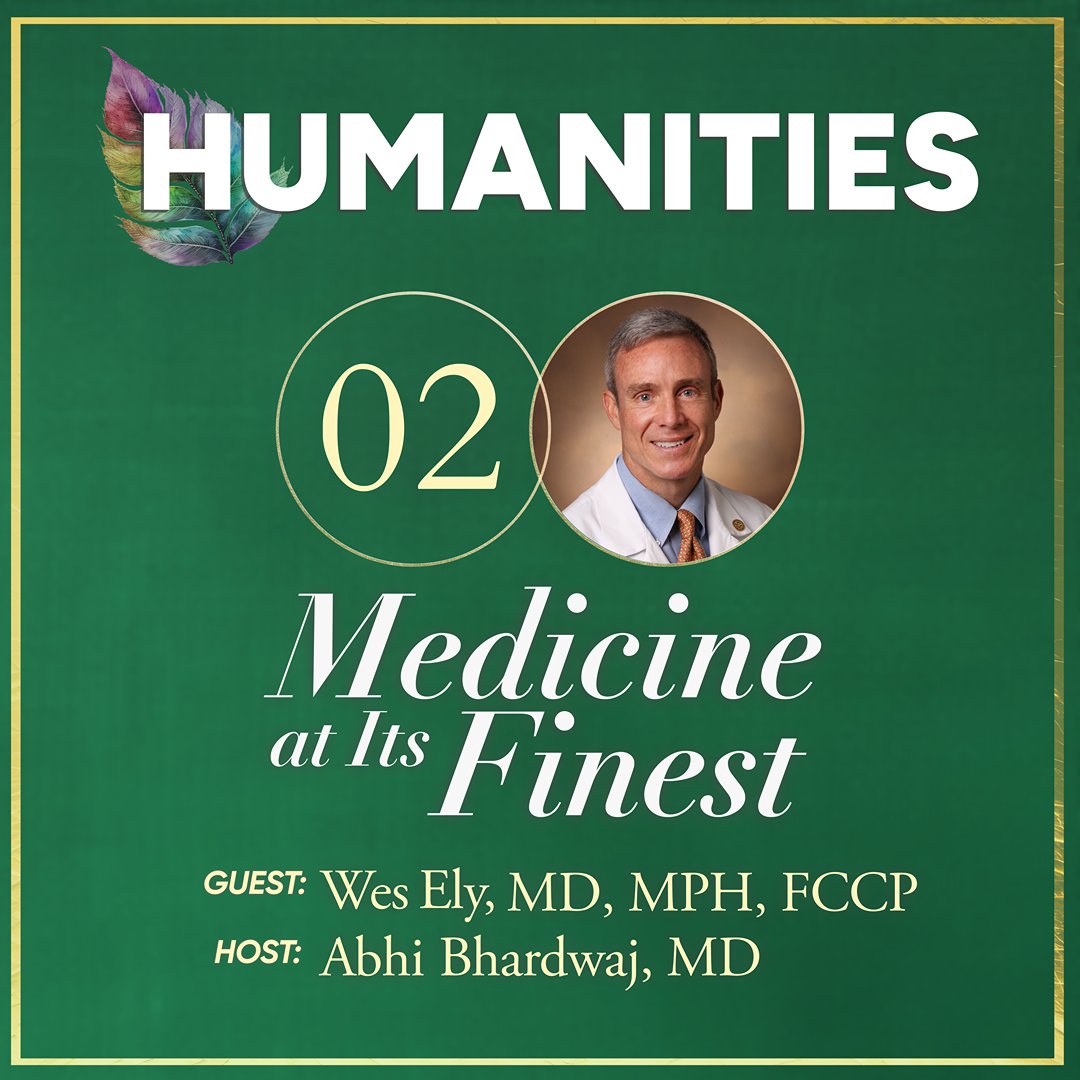 New episode from the #CHESTHumanities podcast! 🎙️
Dr. Wes Ely (<a href="/WesElyMD/">WesElyMD</a>) joins CHEST® Journal Podcast Moderator, Dr. Abhi Bhardwaj (<a href="/Abhi_Bhardwaj99/">Abhishek Bhardwaj, MD, FACP</a>), to discuss his Exhalations article, “Medicine at Its Finest.” Listen now: hubs.la/Q03skh1Q0
#JournalCHEST