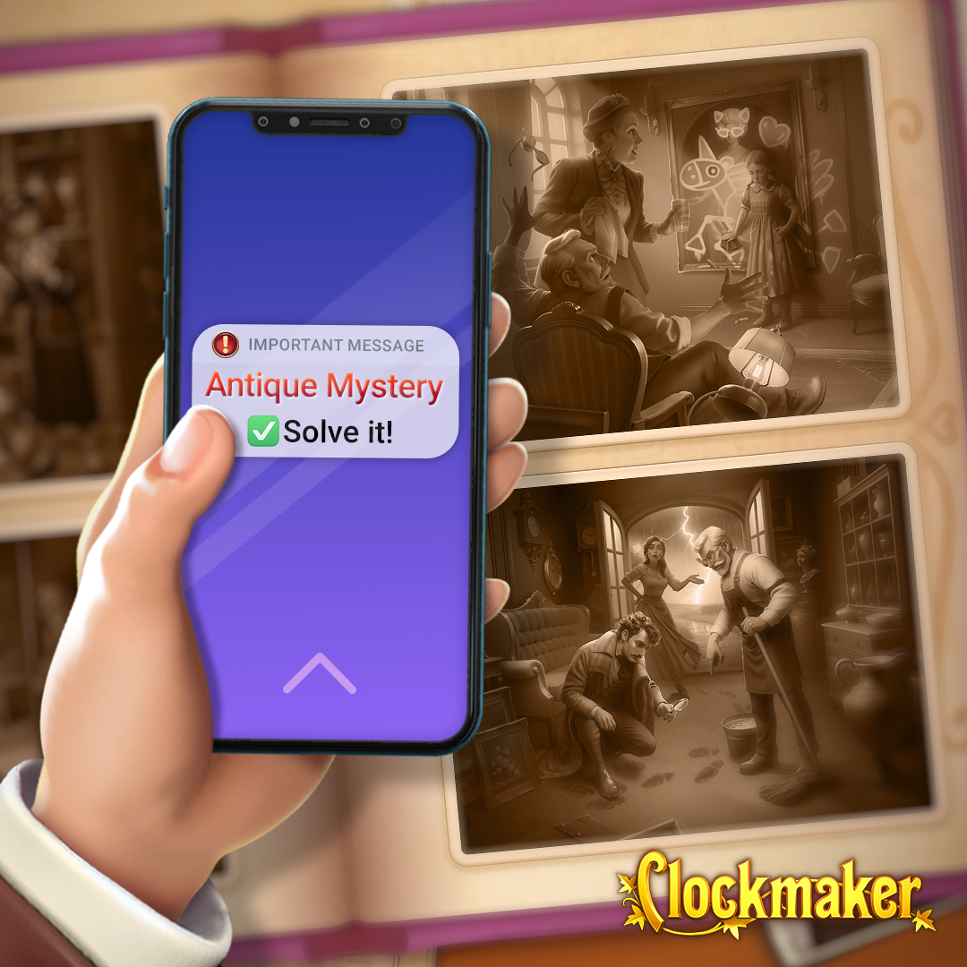 ClockmakerGame's tweet image. 📸 Dive back in: [play.belka-games.com/twi]
🖼 Collect all the photos to reveal unique stories and claim the treasures awaiting you. Your adventure isn’t over—play and explore today! 🎁

#match3game #clockmakers #puzzlegame #mobilegames #clockmakergame