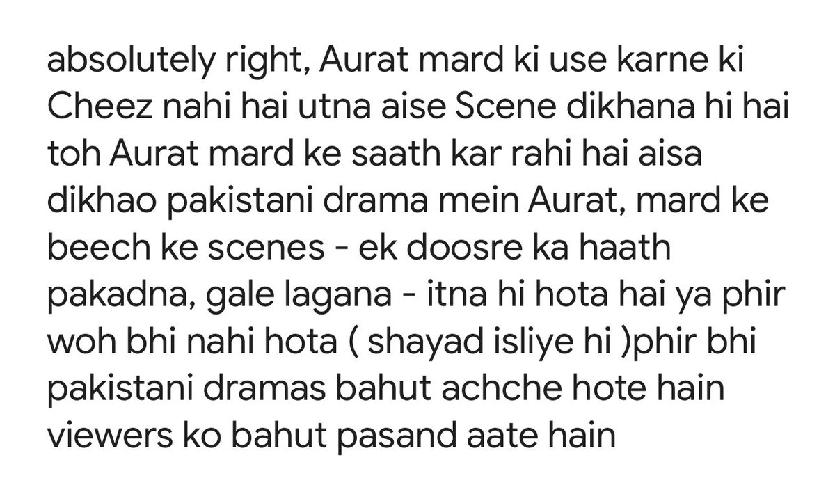 Caspain_'s tweet photo. absolutely right, Aurat mard ki use karne ki Cheez nahi hai utna aise Scene dikhana hi hai toh Aurat mard ke saath kar rahi hai aisa dikhao,pakistani drama mein Aurat, mard ke beech ke scenes - ek doosre ka haath pakadna, gale lagana - itna hi hota hai ya phir woh bhi nahi hota https://t.co/8RS9SpBVha