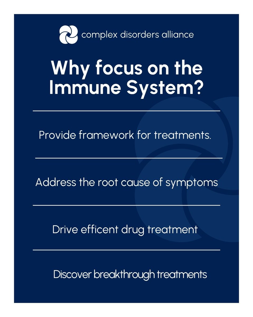 CODA_research's tweet image. Immune dysfunction is a common thread in many complex conditions—yet its role remains poorly understood.
At Complex Disorders Alliance, we’re supporting research that explores how immune pathways contribute to chronic pain, fatigue, and multisystem dysfunction.
💡 By uncovering…