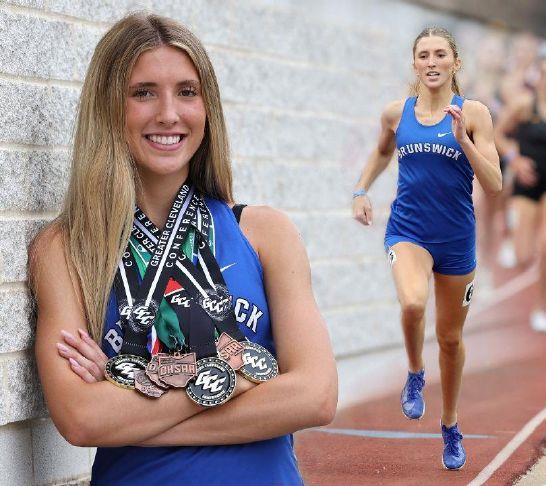 Congrats to <a href="/BHSGoBigBlue/">Brunswick HS Athletics</a> student-athlete Olivia Komperda, who earned girls track &amp; field All-Gazette MVP! For more information, check out today’s <a href="/MedinaGazette/">The Gazette</a>. 

ow.ly/TmUM50WaKgc

📸 Aaron Josefczyk photos/ Trisha Krokowski illustration: Medina Gazette