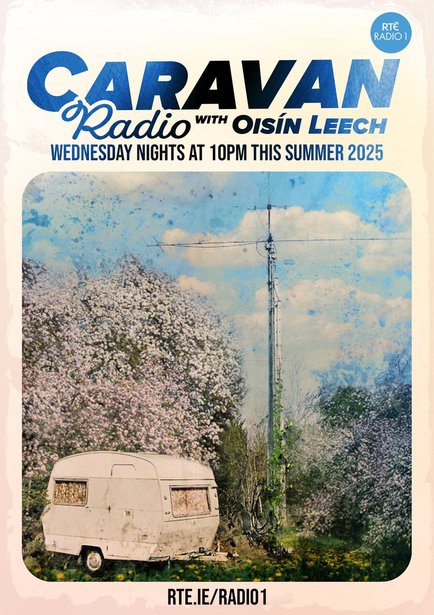 Excited to say that Caravan Radio returns tomorrow night and will run each Wednesday night at 10pm this summer. Tune in and spread the word.

rte.ie/radio/radio1/c…