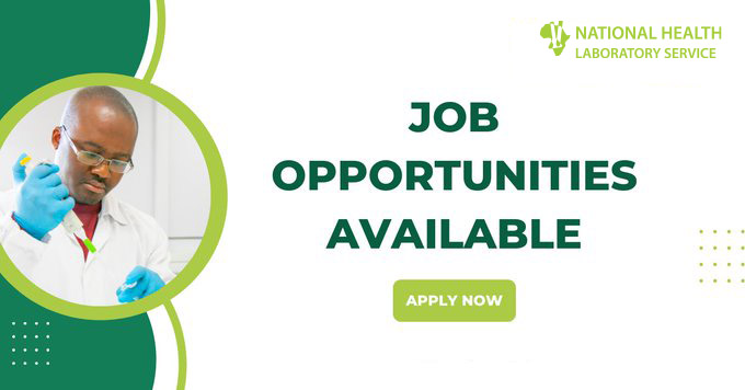 The National Health Laboratory Service (NHLS) is currently hiring for multiple positions.

Applications are open until 24 June 2025.

To learn more and submit your application, please visit: nicd.ac.za/vacancies/.