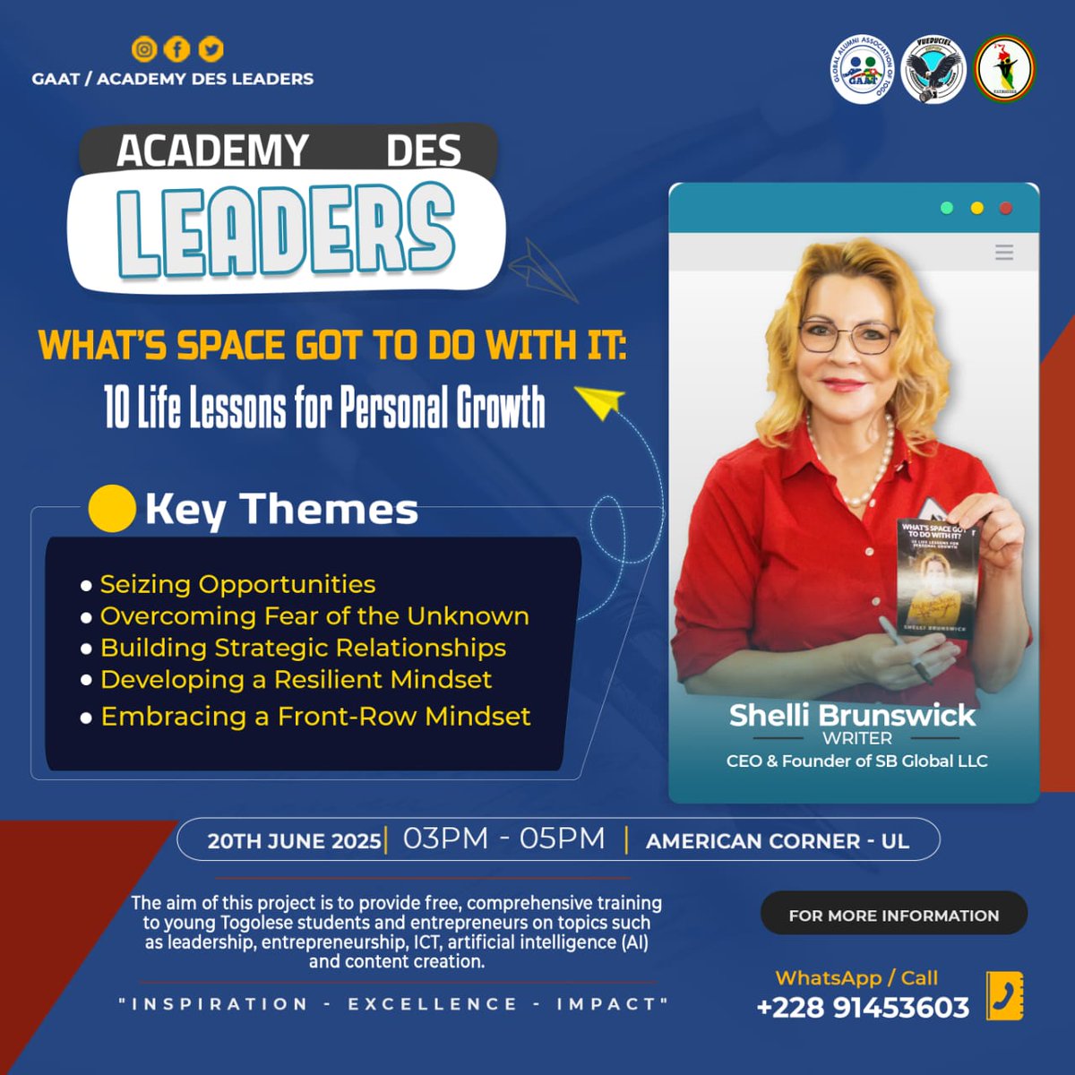 Shelli Brunswick (@shellibrunswick) on Twitter photo Academy of Leaders Welcomes <a href="/shellibrunswick/">Shelli Brunswick</a> for a Transformational Leadership Session Inspired by Space open.substack.com/pub/vueduciele… Academy of Leaders Welcomes <a href="/shellibrunswick/">Shelli Brunswick</a> for a Transformational Leadership Session Inspired by Space open.substack.com/pub/vueduciele…