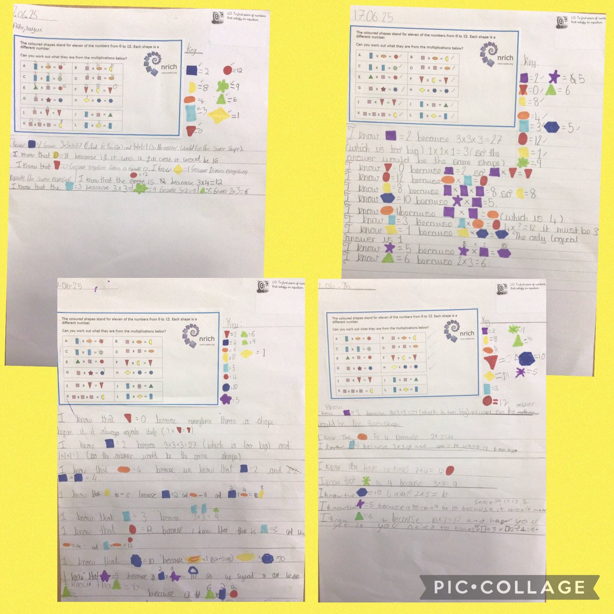 Story Wood School (@storywoodschool) on Twitter photo Plato (Y6) have impressed us with their problem solving skills. They applied their knowledge of algebra and multiplication to complete this <a href="/nrichmaths/">NRICH maths</a> task. Plato (Y6) have impressed us with their problem solving skills. They applied their knowledge of algebra and multiplication to complete this <a href="/nrichmaths/">NRICH maths</a> task.