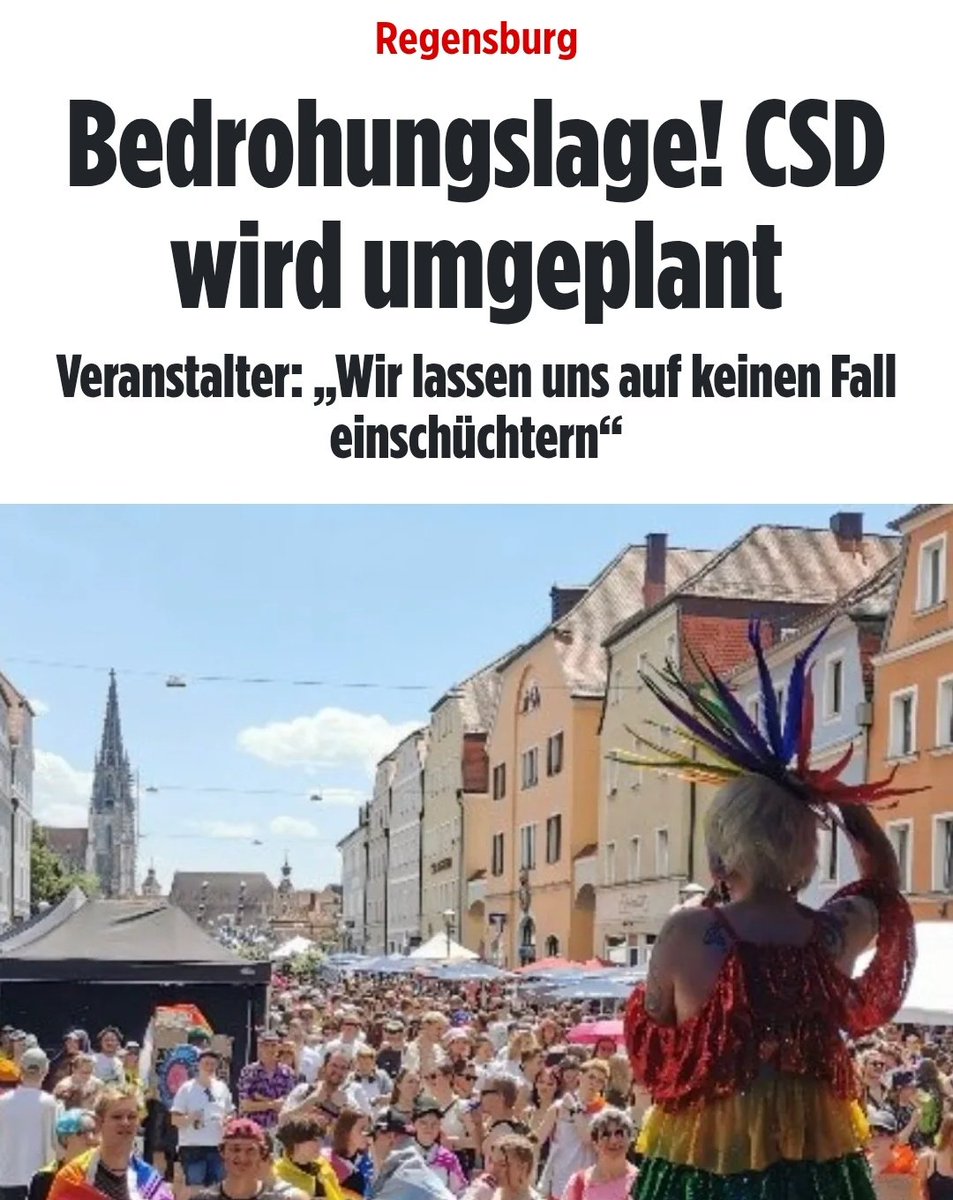 Sie feiern die Vielfalt, von der sie bedroht werden.

🤡🤡🤡