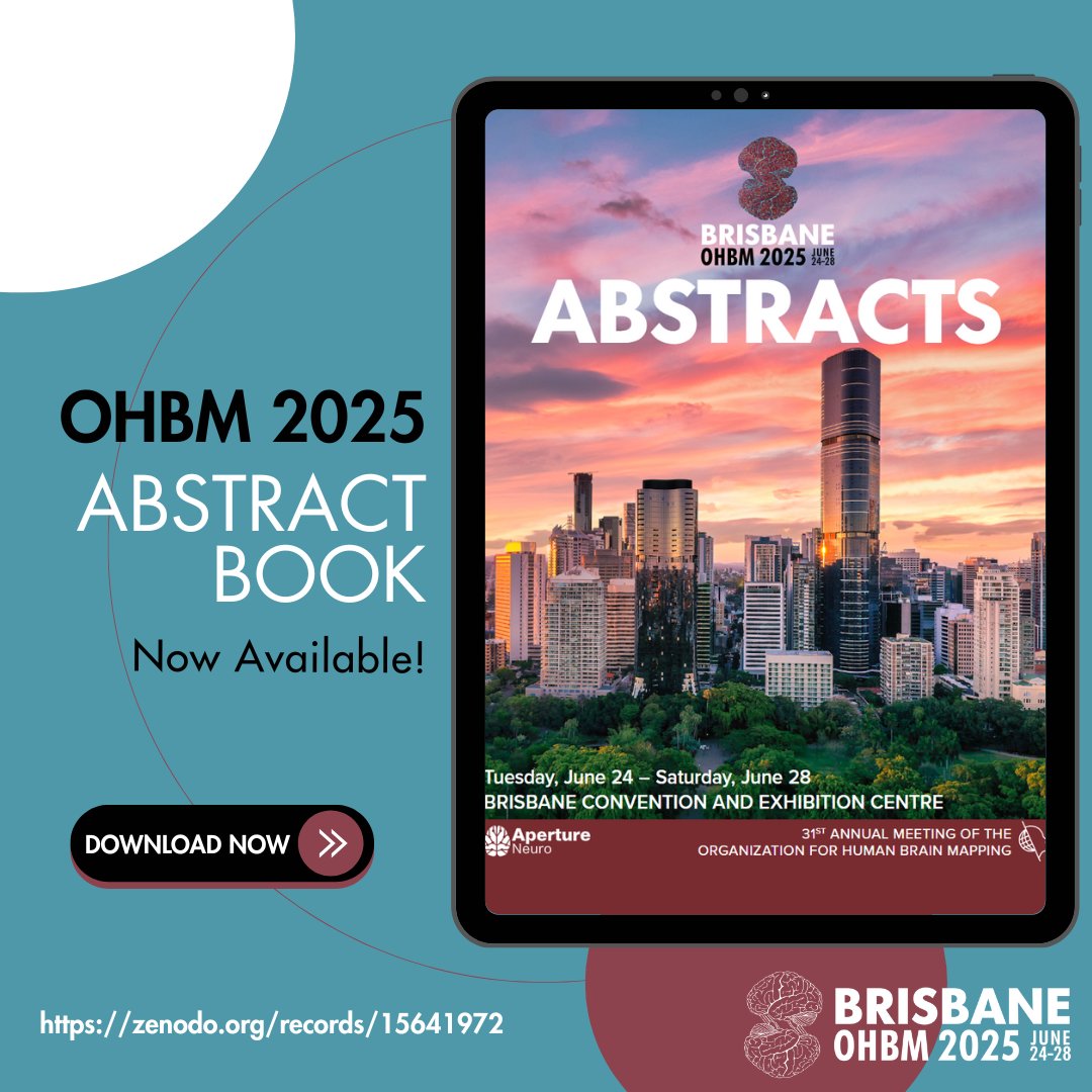 📘 Aperture Neuro has released the 2025 Abstract Book! Get a head start on planning your #OHBM2025 schedule, exploring key topics &amp; finding potential collaborators. See the breadth of this year’s research ahead of the Annual Meeting. 🔗 Link in comments!