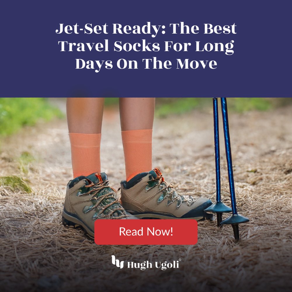 HughUgoliSocks's tweet image. Long days on the move call for comfort that keeps up with you ✈️

Our travel socks are your best companion for flights, hikes, and city strolls 🧳

Tap to read more 👉 tinyurl.com/3bwurse2
 
#HughUgoli #TravelSocks #JetSetReady #TravelEssentials
