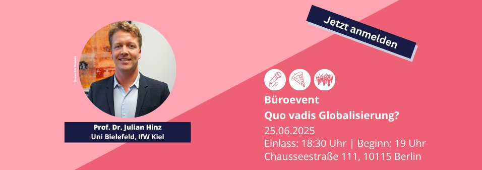 Dezernat Zukunft @dezernatzukunft.bsky.social (@dezernatz) on Twitter photo #Welthandel am Abgrund?
In 8 Tagen diskutieren wir bei Pizza & Getränken mit Handelsökonom Julian Hinz (<a href="/kielinstitute/">Kiel Institute (IfW Kiel)</a>) über die Zukunft der #Globalisierung.
📅 25. Juni, 18:30 Uhr
📍 Dezernat Zukunft, Berlin
Sei dabei! Jetzt anmelden:
share-eu1.hsforms.com/1nYIsVdHnTyq_O… cc <a href="/MSchularick/">Moritz Schularick</a> #Welthandel am Abgrund?
In 8 Tagen diskutieren wir bei Pizza & Getränken mit Handelsökonom Julian Hinz (<a href="/kielinstitute/">Kiel Institute (IfW Kiel)</a>) über die Zukunft der #Globalisierung.
📅 25. Juni, 18:30 Uhr
📍 Dezernat Zukunft, Berlin
Sei dabei! Jetzt anmelden:
share-eu1.hsforms.com/1nYIsVdHnTyq_O… cc <a href="/MSchularick/">Moritz Schularick</a>