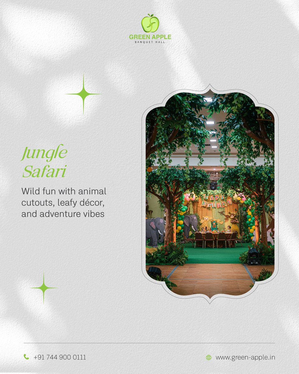 GA_BanquetHall's tweet photo. Turning ONE is FUN! From magical themes to picture-perfect decor, we make your little one’s first birthday a moment to cherish forever.💖👶

📍Host it at Green Apple Banquet Hall – where every detail is wrapped in love and laughter! 💚
.
#FirstBirthdayMagic #GreenAppleBanquetHall https://t.co/QgYDVZ2oYM