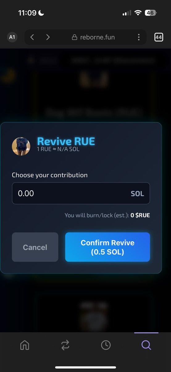 gui_flam's tweet image. The tech doesn’t even work you can click on revive and it never asks for payment it’s not actually doing anything go try it out you can revive any token without paying anything
