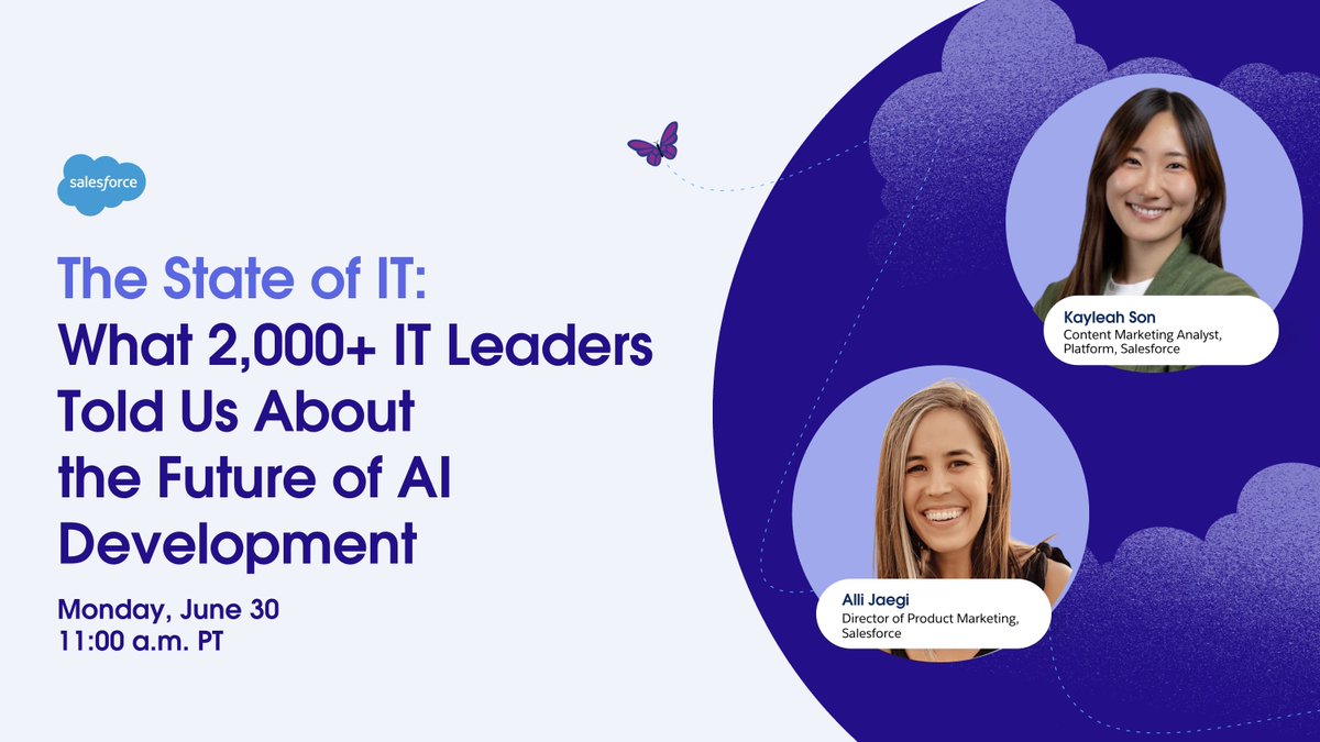 What does it mean to be a developer in the age of AI? 🧑‍💻

From vibe coding to  to an enhanced focus on data governance and security — let's find out.

Join Salesforce content and product experts as they dive into the key insights and takeaways in the 4th State of IT: AI &amp; App