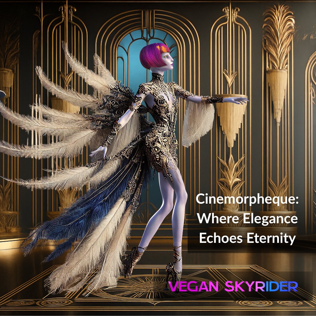 Veganskyrider's tweet photo. The Art Deco patterns aren't just decoration—they're the sacred mathematics of beauty itself, the language the universe uses when it wants to be seen.
Available now ✨
#ArtDecoRevival #DigitalMuse #veganskyrider #AvantGardeVisuals #NeoDecoVibes #artdeco #nft #singapore https://t.co/qsgJVsENMz