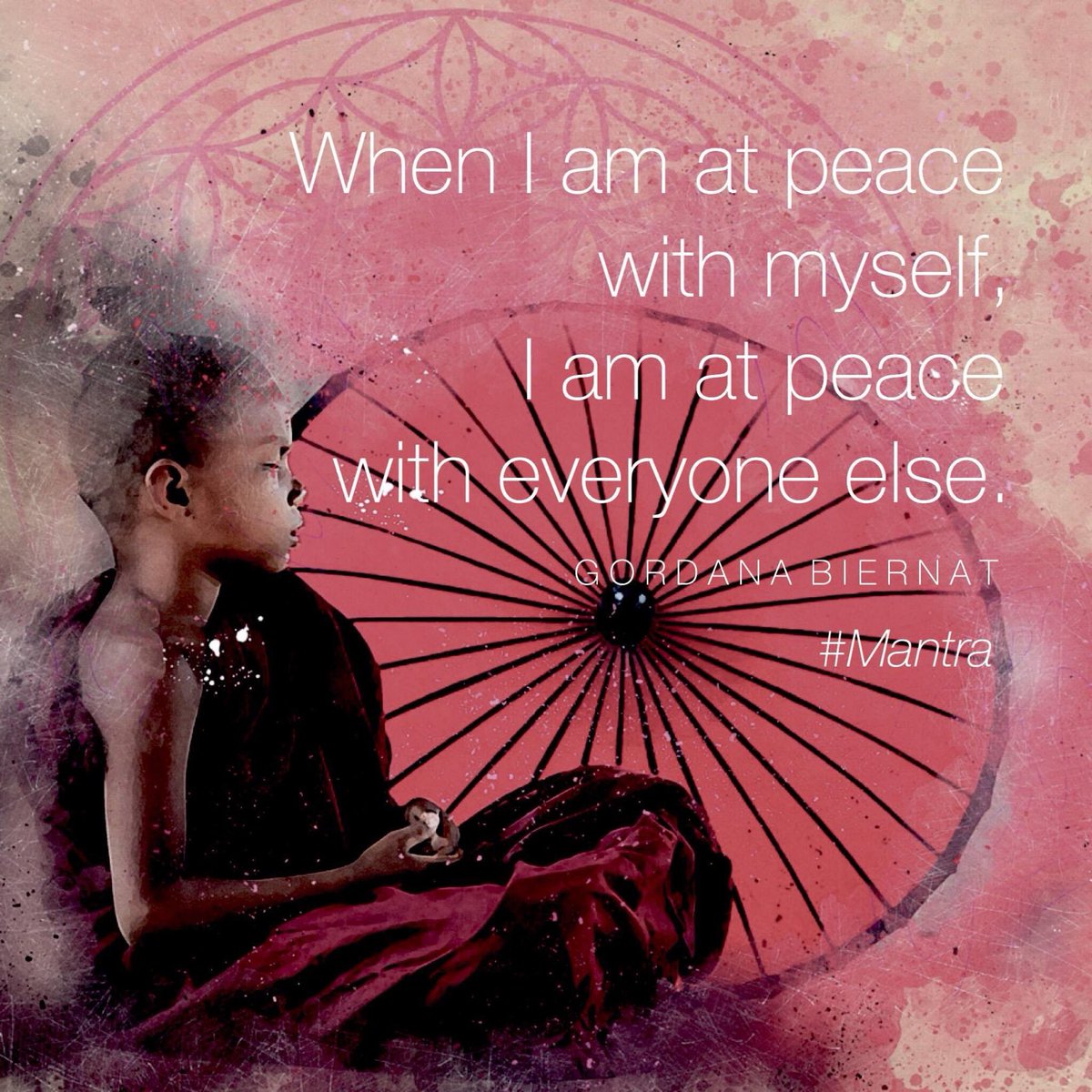 MyPowertalk's tweet photo. Good Tuesday! ♥️

🦋
Today’s mantra:

When I am
at peace with myself,
I am at peace
with everyone else.

#tuesdayvibes https://t.co/rCkoeL2zNz