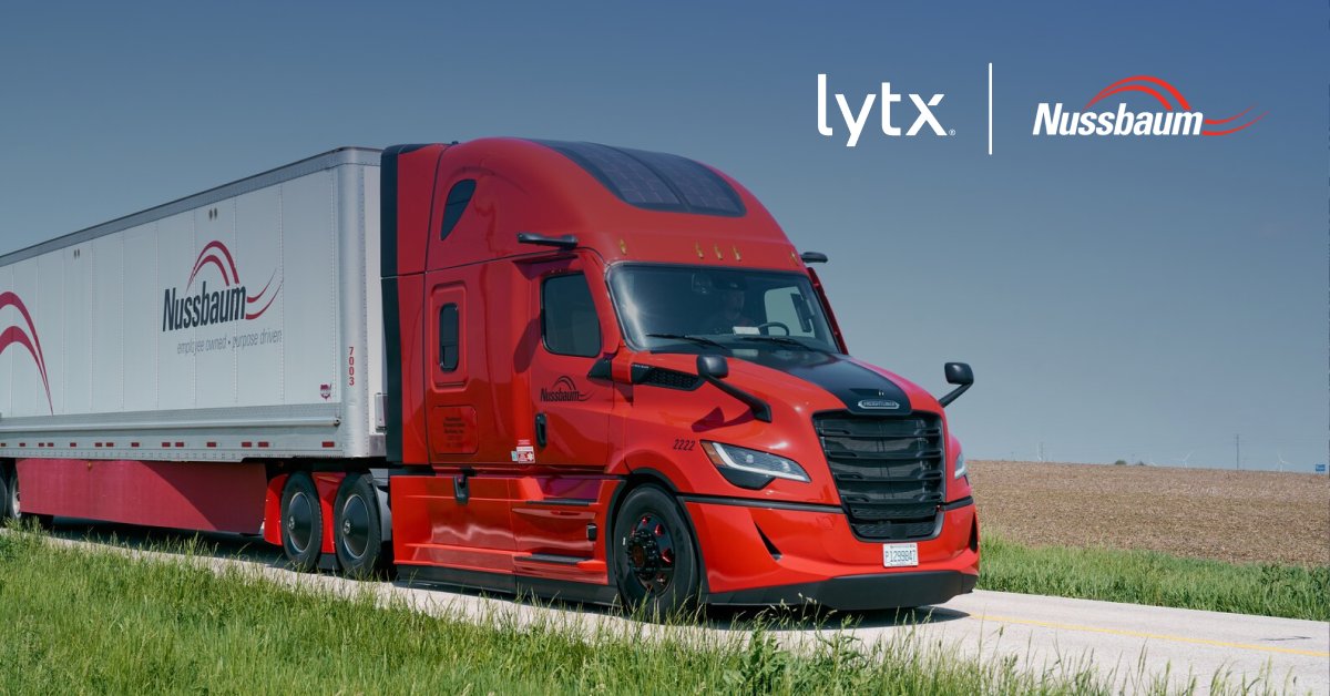 Lytx (@lytx) on Twitter photo Nussbaum Transportation and their fleet of 600 vehicles and drivers has joined forces with Lytx to enhance fleet safety through Lytx’s DriveCam program, advanced MV+AI capabilities, and deep commitment to client success.
For more ➡️ bit.ly/45qshIp
<a href="/NussbaumTrans/">Nussbaum Transportation</a> Nussbaum Transportation and their fleet of 600 vehicles and drivers has joined forces with Lytx to enhance fleet safety through Lytx’s DriveCam program, advanced MV+AI capabilities, and deep commitment to client success.
For more ➡️ bit.ly/45qshIp
<a href="/NussbaumTrans/">Nussbaum Transportation</a>