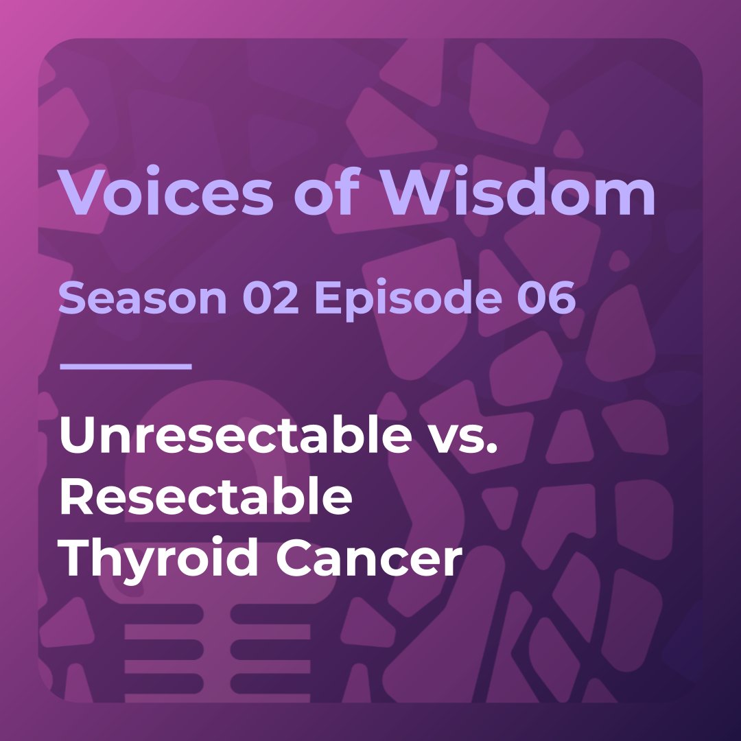 When is thyroid cancer really unresectable? Dr. Zafereo joins Dr. Hartl to explore game-changing therapies 🎧 voices-of-wisdom.podbean.com/?utm_campaign=… #ThyroidCancer #NeoadjuvantTherapy