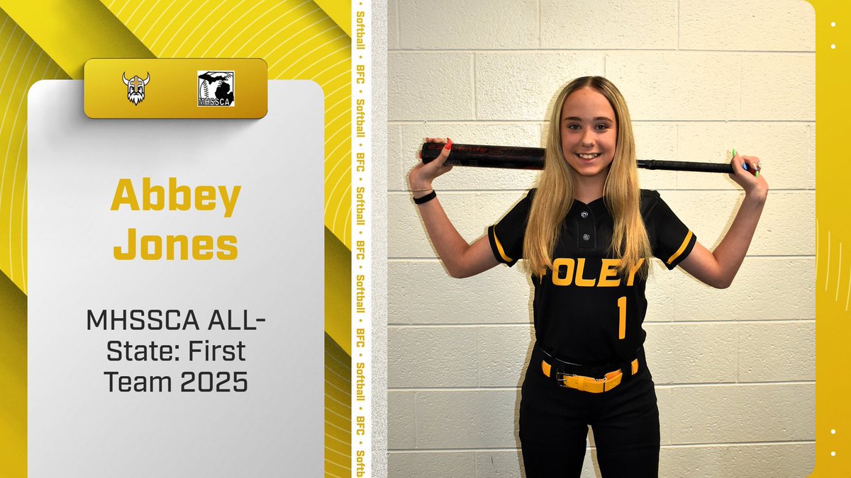 MHSSCA ALL-STATE: First Team 2025 - Abbey Jones BFC. <a href="/MiHSSCA/">MHSSCA</a> @chsl1926 @miprepzone <a href="/BishopFoley/">Bishop Foley Catholic High School</a> 

mhssca.com/page/show/4722…