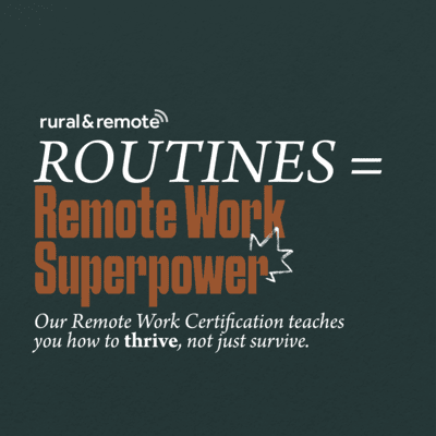 workruralremote's tweet photo. "Working remote without a routine?
It’s a fast track to burnout.

✅ Set start &amp; end times
✅ Take real breaks
✅ Move your body
✅ Create boundaries

The key to remote work success = structure + intention.
#RemoteWork #MentalHealth #RuralAndRemote" https://t.co/M5cD6SBLOw