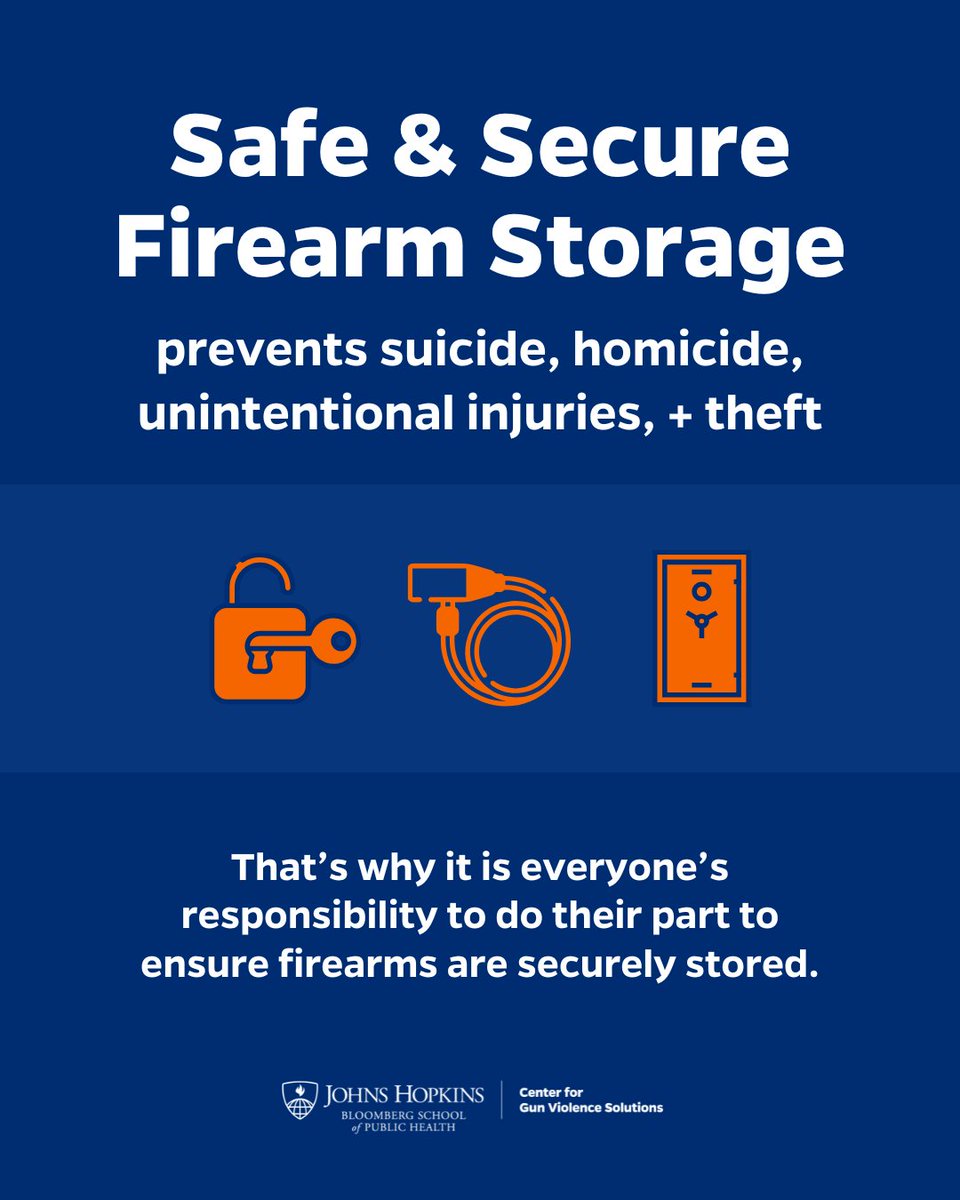 ServeAtRiskFam's tweet image. Responsible gun ownership prevents deaths, accidents, and misuse. If you own a personal firearm, please ensure you are practicing safe and secure storage.
