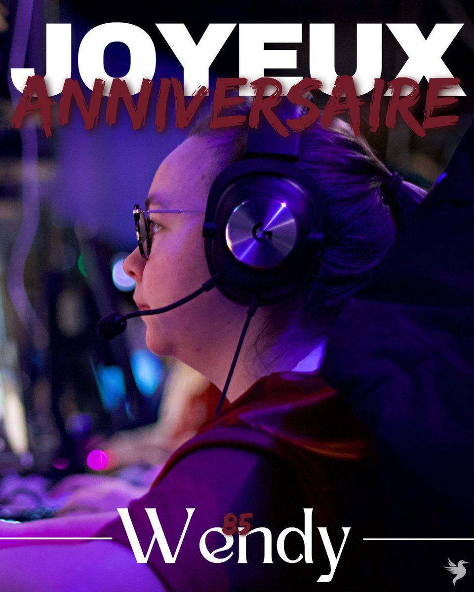 Elle nous fait rêver en tournois, à nous de lui offrir une journée de rêve !✨

Joyeux anniversaire <a href="/Wendyyvlr/">Wendy</a> 🤍