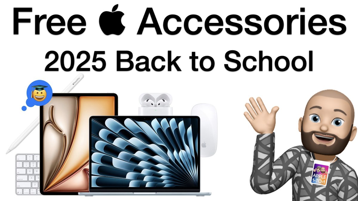 APPLE 1-TO-1 (@apple1to1) on Twitter photo 🎓 Apple Back to School 2025 Deals! Free Accessories & Student Savings!
youtu.be/9V8RXZGt0uY
#AppleBackToSchool #StudentDiscount #AppleDeals2025 #FreeAirPods #BackToSchoolTech
#Apple #MacBook #iPad #AirPodsPro  #AppleStore #AppleDeals #MacBookAir #MacBookPro #iPadPro 🎓 Apple Back to School 2025 Deals! Free Accessories & Student Savings!
youtu.be/9V8RXZGt0uY
#AppleBackToSchool #StudentDiscount #AppleDeals2025 #FreeAirPods #BackToSchoolTech
#Apple #MacBook #iPad #AirPodsPro  #AppleStore #AppleDeals #MacBookAir #MacBookPro #iPadPro
