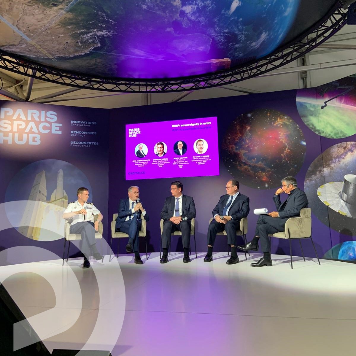 "Our LEO service is important for the security and sovereignty of states." ⚡

Our Chief Strategy &amp; Resources Officer, Jean-Hubert Lenotte spoke at #ParisAirShow today on an IRIS² panel, discussing the importance of the programme and public-private collaboration in the industry.