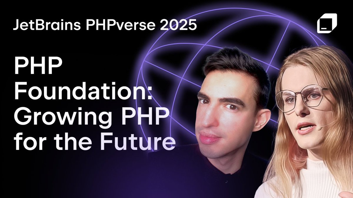 PhpStorm, a JetBrains IDE (@phpstorm) on Twitter photo Closing out this celebratory day with <a href="/pronskiy/">Roman Pronskiy</a> and Gina Banyard — members of <a href="/ThePHPF/">The PHP Foundation</a>.
They’ll be sharing insights on how the Foundation is shaping the future of the language 🙌
Join now 👉 youtube.com/live/3b0ty1iZ8… Closing out this celebratory day with <a href="/pronskiy/">Roman Pronskiy</a> and Gina Banyard — members of <a href="/ThePHPF/">The PHP Foundation</a>.
They’ll be sharing insights on how the Foundation is shaping the future of the language 🙌
Join now 👉 youtube.com/live/3b0ty1iZ8…