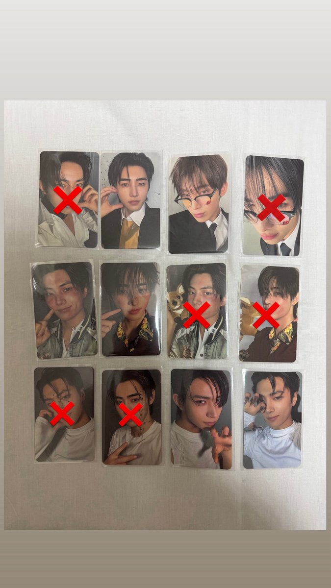 hk_22762's tweet photo. ENHYPEN DESIRE:UNLEASH　
特典　トレカ交換

譲) ヒスン　ジェイ　ソンフン　ジェイク
　ソヌ　ニキ

求) 💖ジョンウォン　

7.6味スタ手渡し又は郵送

激求の為異類ものによってはn:1可能です🙆‍♀️
お気軽にお声かけください🍀🎀 https://t.co/bIpItSbbhw