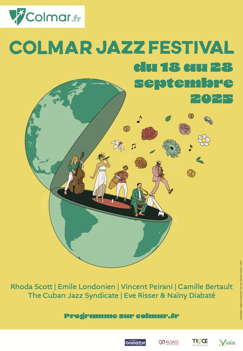 Du swing aux sonorités modernes, du groove aux expérimentations électro, le jazz s’invite partout en ville pour une nouvelle édition du 18 au 28 septembre. 
📅 Le programme est déjà disponible !
🎟️ billetterie prévue en juillet.
colmar.fr/jazz