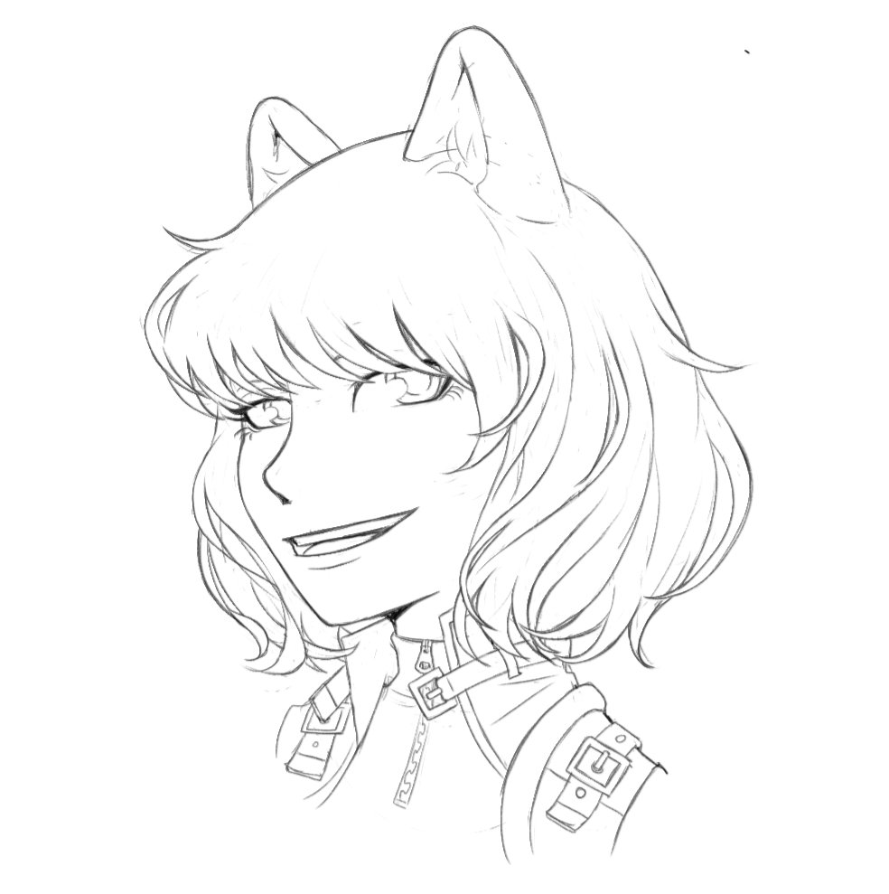 Just a #BlakeBelladonna sketch, 'cause she's too beautiful and I love her 🐈‍⬛
#RWBY