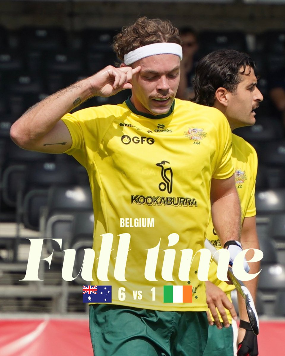 Kookaburras's tweet photo. A strong team performance with 5 different goalscorers sees us shoot up to second on the FIH Pro League table 💪🏻
We’ll be back again tomorrow, same time, same place, same opponent 🤝 https://t.co/fD1YfWZpgm