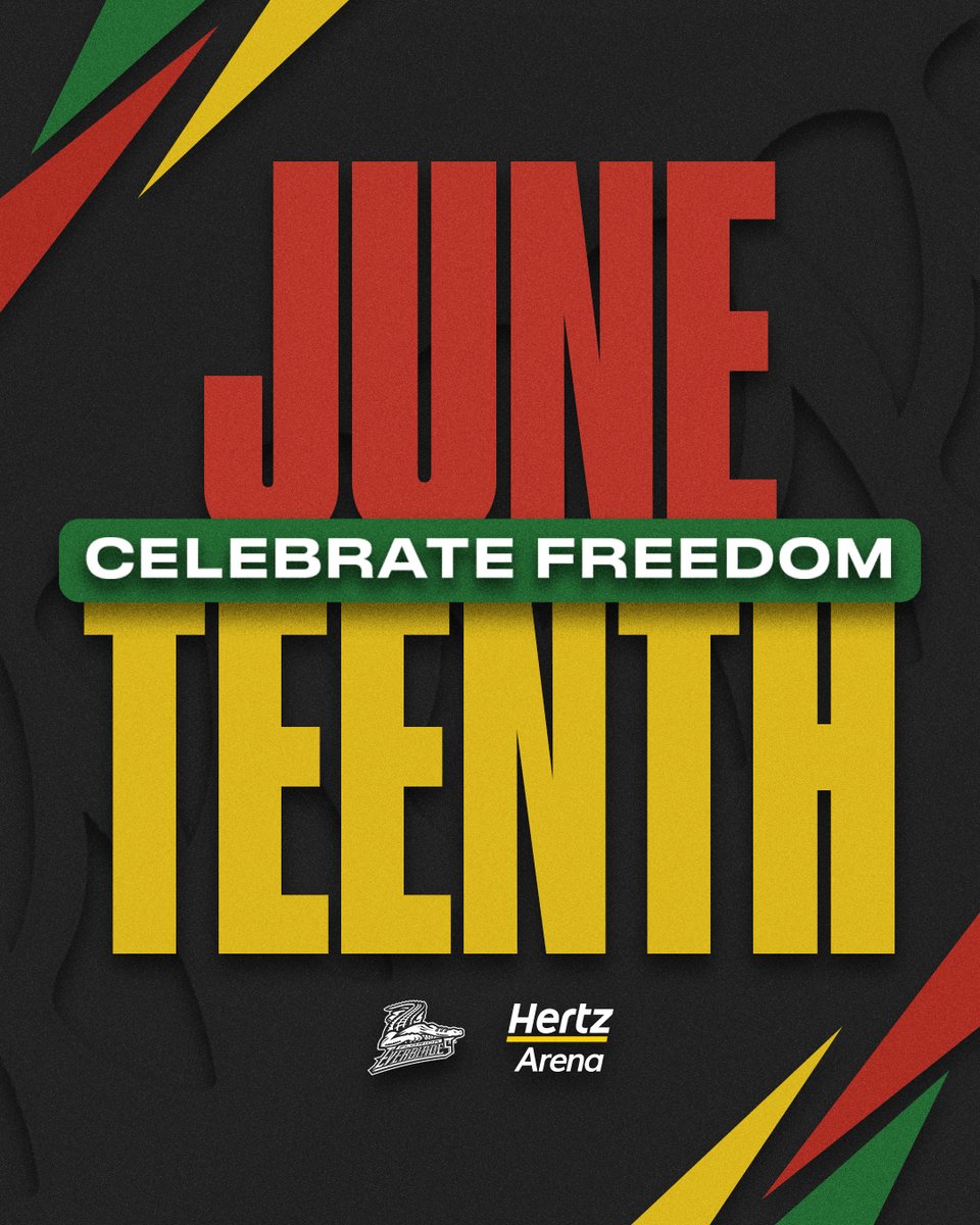 Hertz Arena and the Florida Everblades stand in observance of Juneteenth, celebrating freedom and reflecting on this vital day in history.