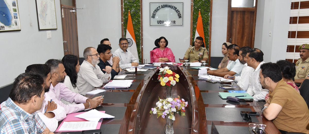 DC Udhampur (@udhadm) on Twitter photo DC Udhampur, Ms. Saloni Rai, chaired a District NCORD meeting to review anti-drug measures. She stressed scaling up counseling, IEC activities, hotspot monitoring & directed Tehsildars/ETO to clear wild cannabis in their areas.
<a href="/diprjk/">Information & PR, J&K</a> DC Udhampur, Ms. Saloni Rai, chaired a District NCORD meeting to review anti-drug measures. She stressed scaling up counseling, IEC activities, hotspot monitoring & directed Tehsildars/ETO to clear wild cannabis in their areas.
<a href="/diprjk/">Information & PR, J&K</a>
