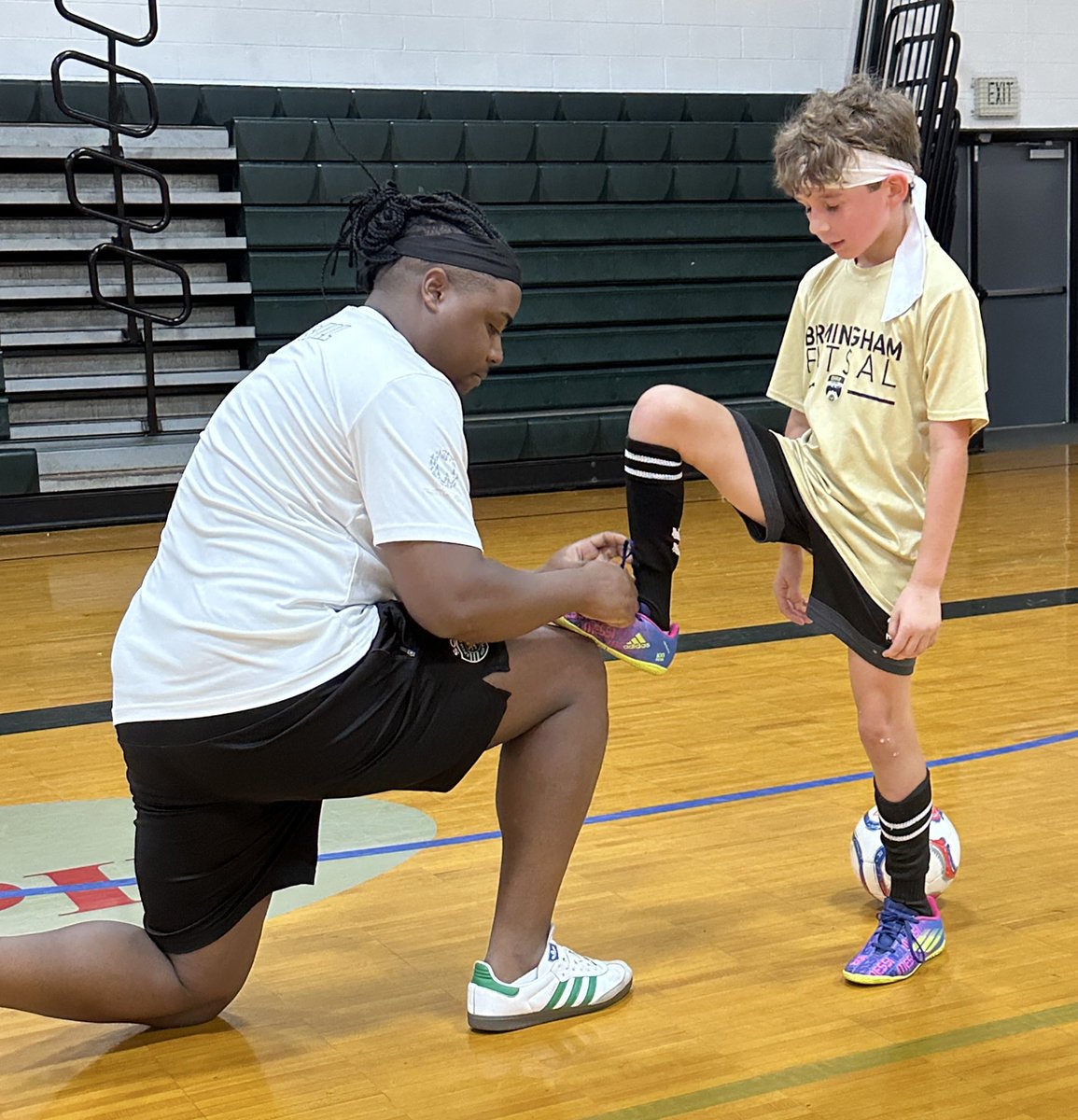 Coach Nuno’s always there when it counts — lending a helping hand, guiding young players, and building confidence one moment at a time. 💪