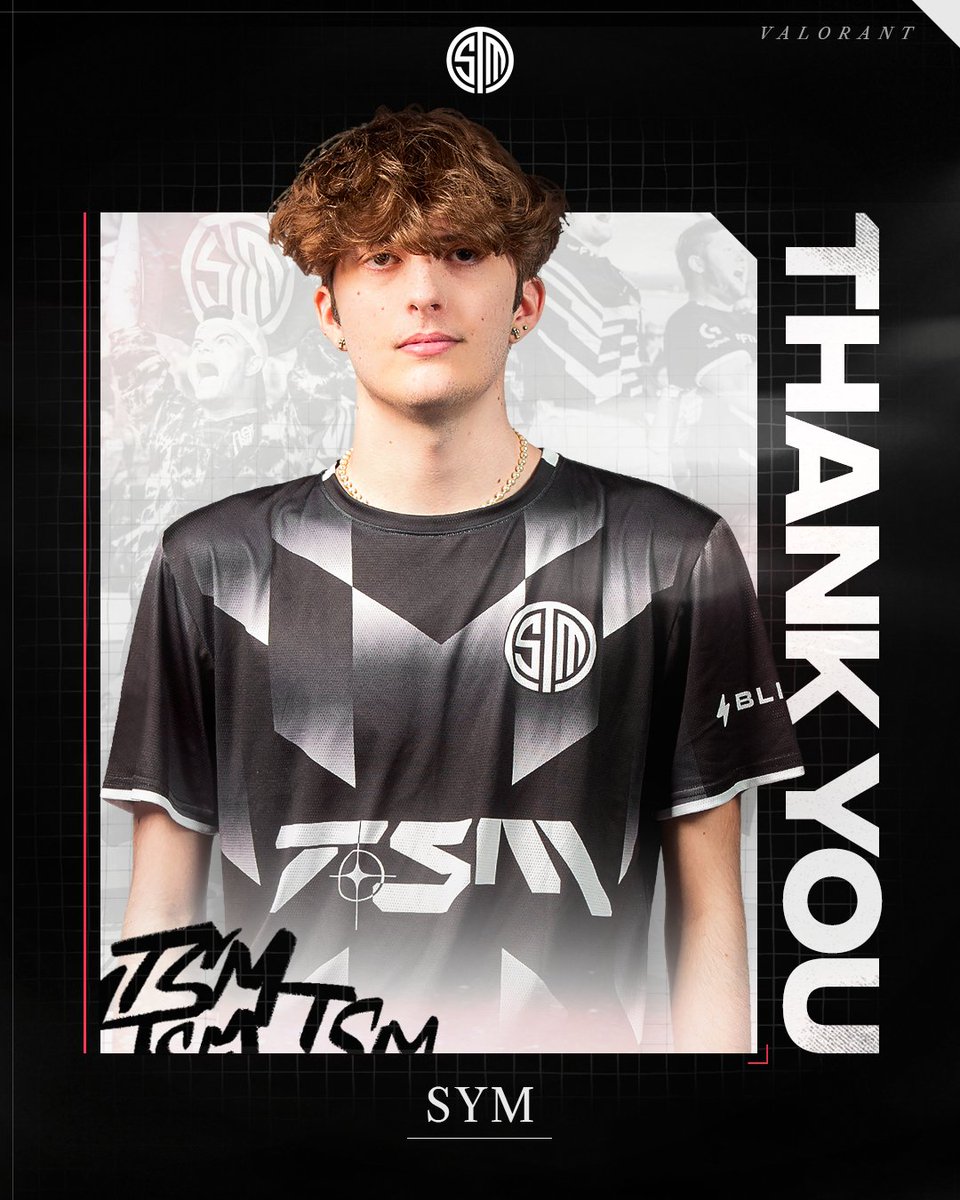 tsmreport's tweet image. Today we part ways with our VALORANT players, sym and Recoil.

We'd like to thank them both for their dedication while with us. We wish them all the best in their respective futures.

See you in the server, lads 🖤🤍