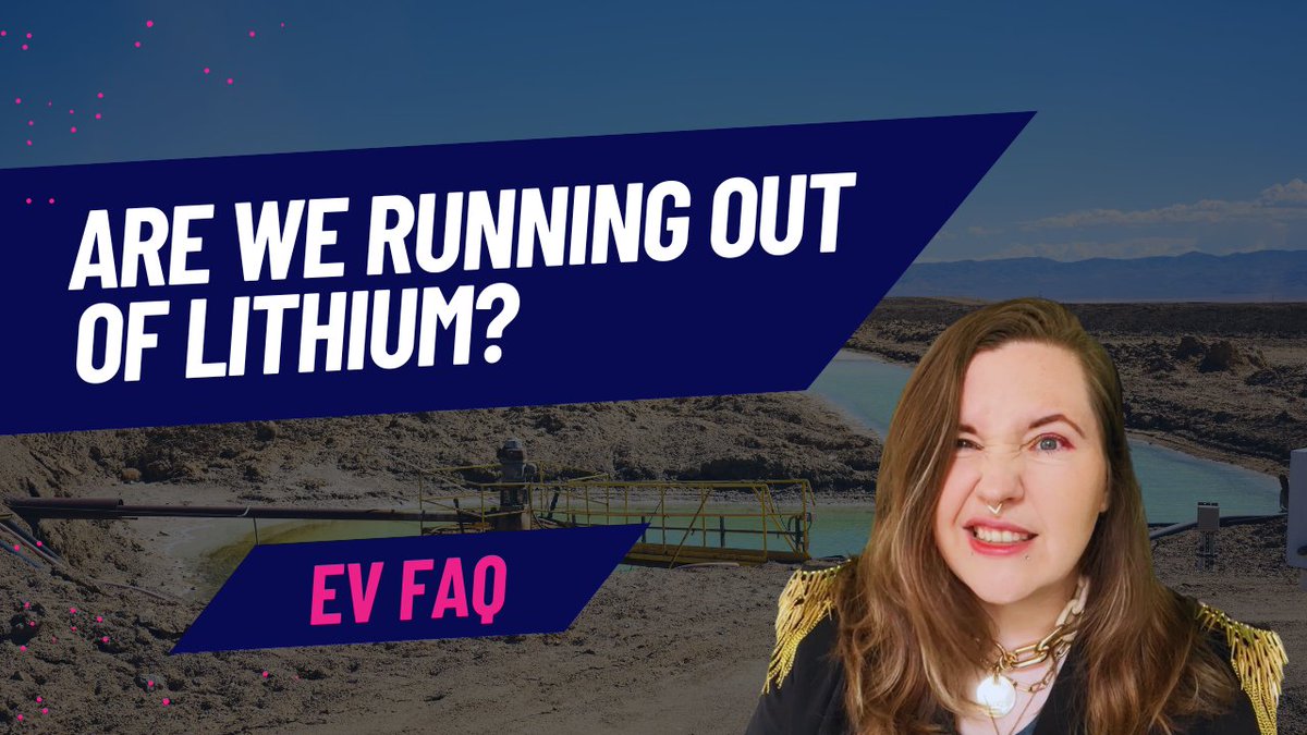 Is there enough lithium for electric car batteries? 

I answer this question in my latest #EV FAQ: youtu.be/lhCrFU8DxsE?si…
