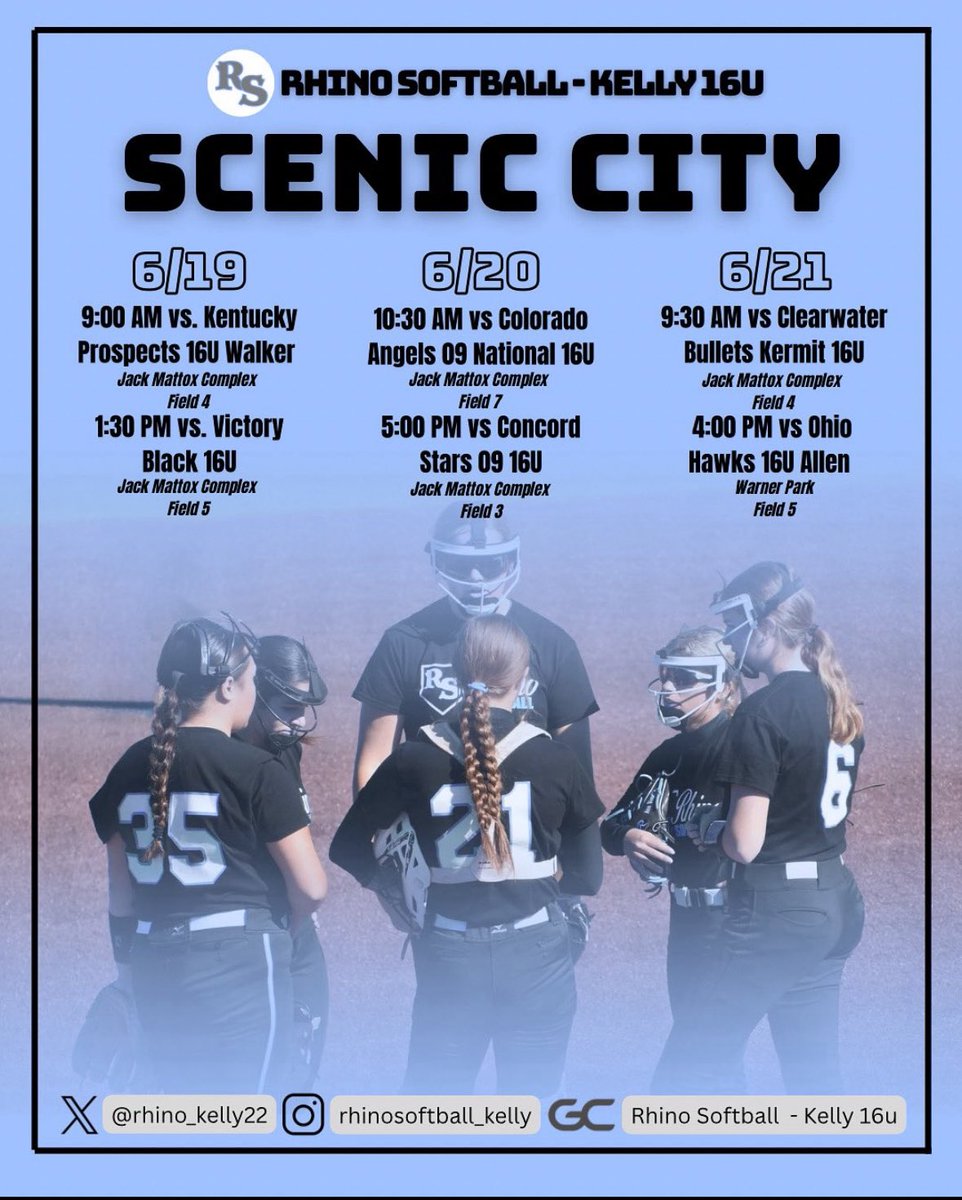 Holly Smith 2028 (@holly_smit63683) on Twitter photo On the road!! Catch me and <a href="/rhino_kelly22/">Rhino Softball - 16u Kelly</a> in Tennessee 🔜🔜
<a href="/ConnectSports_/">Connect Sports</a> <a href="/TopPreps/">College Coaches / Scouts / College Recruiters</a> <a href="/DirectRecruits/">Direct Recruits</a> <a href="/SoftballDown/">Down South Softball</a> <a href="/CoastRecruitsSB/">Coast Recruits 🥎</a> <a href="/IHartFastpitch/">I❤️Fastpitch</a> <a href="/CSAPrepStar/">PREPSTAR</a> <a href="/SBRRetweets/">Softball Recruiting Reposts</a> <a href="/FGS_softball/">FLATGROUND Softball</a> On the road!! Catch me and <a href="/rhino_kelly22/">Rhino Softball - 16u Kelly</a> in Tennessee 🔜🔜
<a href="/ConnectSports_/">Connect Sports</a> <a href="/TopPreps/">College Coaches / Scouts / College Recruiters</a> <a href="/DirectRecruits/">Direct Recruits</a> <a href="/SoftballDown/">Down South Softball</a> <a href="/CoastRecruitsSB/">Coast Recruits 🥎</a> <a href="/IHartFastpitch/">I❤️Fastpitch</a> <a href="/CSAPrepStar/">PREPSTAR</a> <a href="/SBRRetweets/">Softball Recruiting Reposts</a> <a href="/FGS_softball/">FLATGROUND Softball</a>