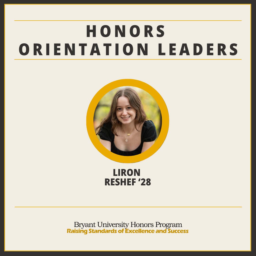 The Honors Program would like to highlight the Honors students who are working as Orientation Leaders for the incoming class of 2029!