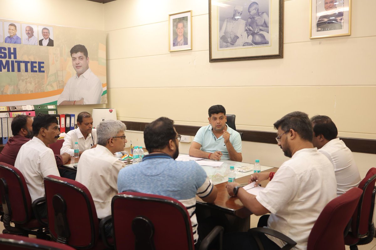 Goa Congress (@incgoa) on Twitter photo GPCC President <a href="/amitspatkar/">Amit Patkar</a> chaired an intensive Booth Management meeting at the GPCC Office, Panjim, where a comprehensive roadmap for booth-level mobilisation and election preparedness was laid out.
<a href="/INCGoa/">Goa Congress</a> is committed to empowering every booth and every worker to take on the GPCC President <a href="/amitspatkar/">Amit Patkar</a> chaired an intensive Booth Management meeting at the GPCC Office, Panjim, where a comprehensive roadmap for booth-level mobilisation and election preparedness was laid out.
<a href="/INCGoa/">Goa Congress</a> is committed to empowering every booth and every worker to take on the