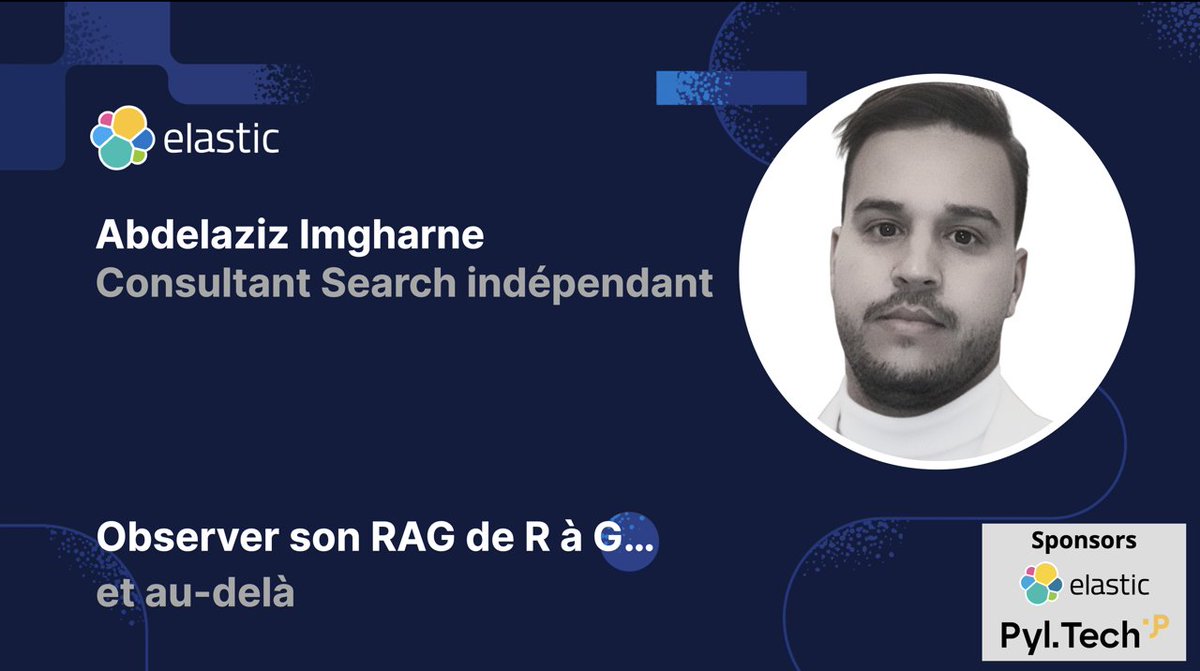 Elastic FR (@elasticfr) on Twitter photo 🎥 Meetup ElasticFR 96 : Observer son #RAG de R à G… et au-delà par @Aimgharne, consultant search indépendant
👉🏼 youtu.be/mJRAGStxDMc 🎥 Meetup ElasticFR 96 : Observer son #RAG de R à G… et au-delà par @Aimgharne, consultant search indépendant
👉🏼 youtu.be/mJRAGStxDMc