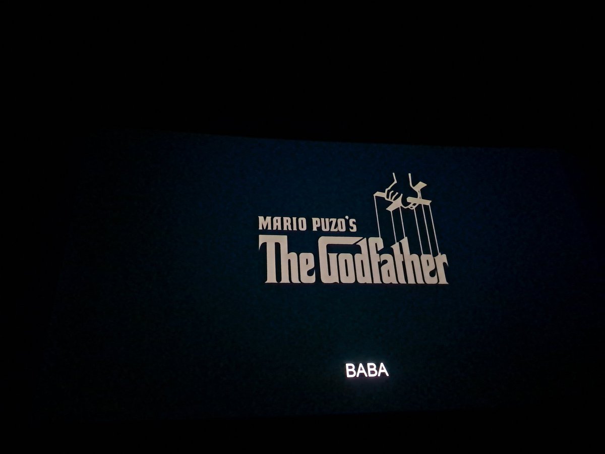 Sinema perdesinde ilk kez izliyorum.🖤🩶