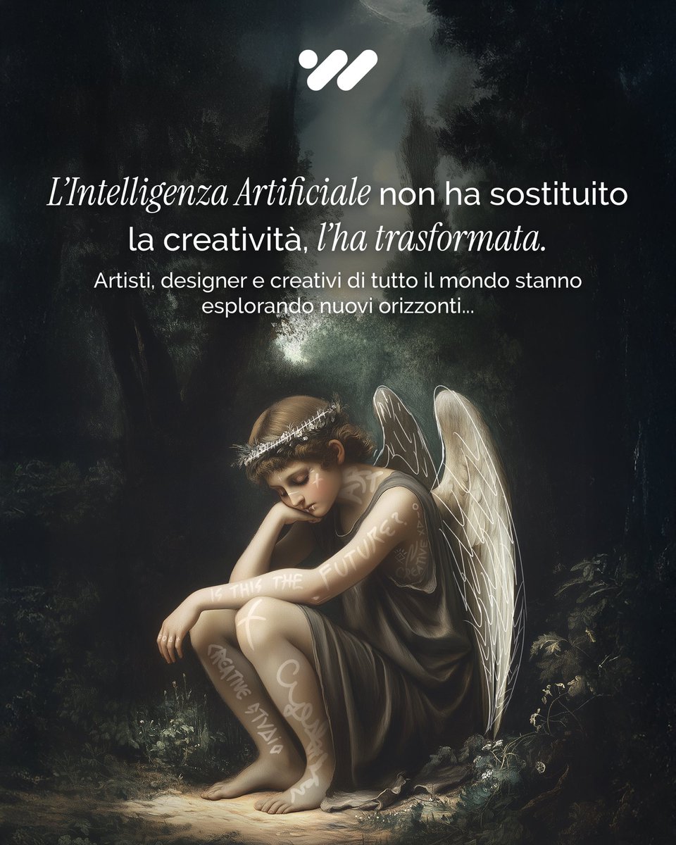 webblestudio's tweet photo. Dall’immaginazione alla creazione in pochi secondi.
Oggi basta un prompt per dar vita a un’opera.

Ma è ancora arte se non c’è la mano dell’artista?
Oppure l’intelligenza artificiale è solo un nuovo pennello?

💡 L’AI non rimpiazza la creatività. La amplifica. https://t.co/qvrmNJ9YMT