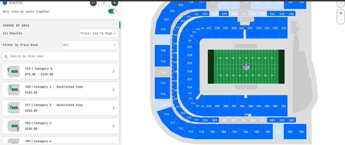 Barry O’Connell (@barryoc_) on Twitter photo Still loads of tickets available for the NFL Dublin game.
Stay patient if you are in a queue. You will get a ticket!
<a href="/NFLUKIRE/">NFL UK & Ireland</a> #NFLDublin Still loads of tickets available for the NFL Dublin game.
Stay patient if you are in a queue. You will get a ticket!
<a href="/NFLUKIRE/">NFL UK & Ireland</a> #NFLDublin