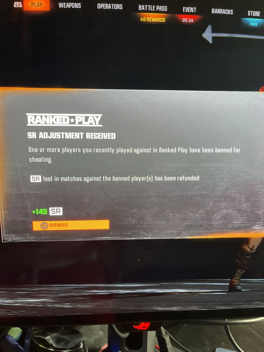 Thank you <a href="/CallofDuty/">Call of Duty</a> <a href="/Activision/">Activision</a> but fix your game it’s like every game you play in crim is hackers . Then they got a nerve to want to argue you with you about why they hack and some are so delusional that that they try to convince themselves they not hacking on the mic . 😂