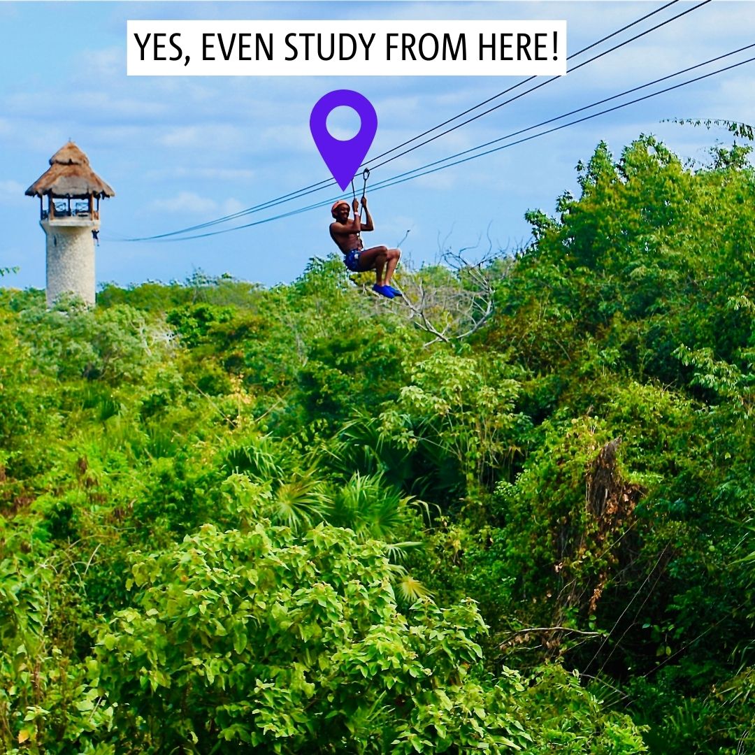 UoPeople's tweet image. Who needs a classroom when you’ve got Wi-Fi? 🌍 From bed to the beach to the middle of the ocean (yes, really), UoPeople students study wherever life takes them. Flexibility looks good on you. 💻✨ #StudyAnywhere #UoPeople #TuitionFree #OnlineUniversity