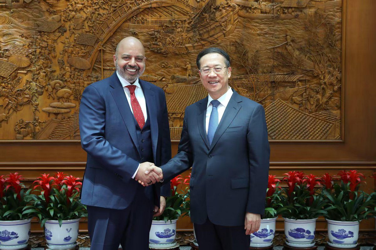 KuwaitMissionUN's tweet image. As Chair of the Intergovernmental Negotiations on #SecurityCouncilReform (IGN), Amb. Tareq AlBanai met with H.E. Ma Zhaoxu, Vice Foreign Minister of China earlier this month. 

Amb. Albanai expressed his gratitude to the Vice Minister for the generous invitation of the Government…