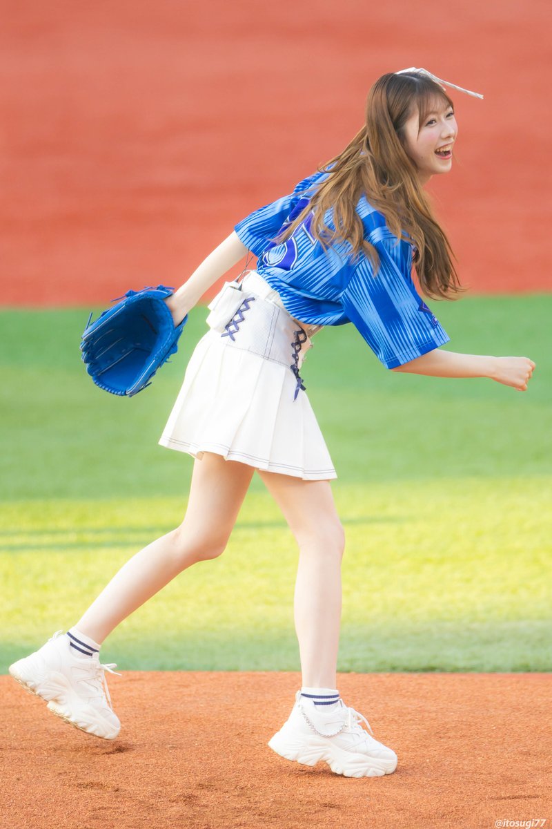 千葉恵里ちゃん セレモニアルピッチ 推せ推せ！YOKOHAMA☆IDOL SERIES