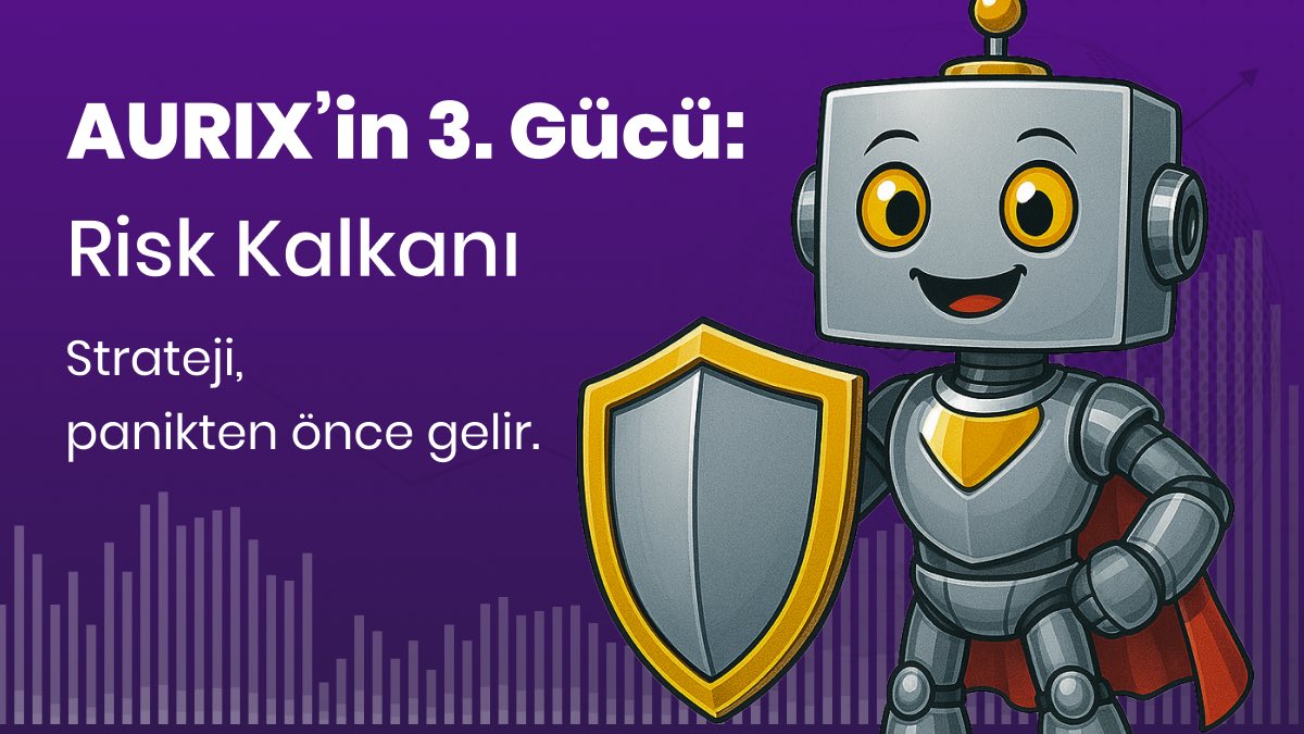 🛡️ GÜÇ #3 – RİSK KALKANI

Aurix sadece “al” demez.
Bazen “dur” der.
Bazen “koru kendini” der.

📉 Düşüş senaryolarını önceden kurar
🚨 Stop-loss alanlarını netleştirir
🧠 Panik anında değil, stratejiyle hareket etmeni sağlar

Çünkü zarar, önceden düşünülürse tecrübedir.
Ve
